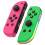 (Style Rose Green, Multicolor) HW JOY-02 1 Pair Wireless Controller for Nintendo Switch Game Console Bluetooth Game Handle with RGB 1