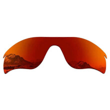 (Style Red, Multicolor) Amorus 1Pair Replacement Lenses for Oakley Radar Lock Path Sunglasses Lens Part - Black