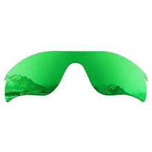 (Style Green, Multicolor) Amorus 1Pair Replacement Lenses for Oakley Radar Lock Path Sunglasses Lens Part - Black