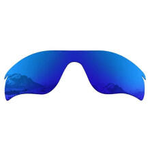 (Style Dark Blue, Multicolor) Amorus 1Pair Replacement Lenses for Oakley Radar Lock Path Sunglasses Lens Part - Black