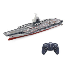 Amorus 2.4G Remote Control Aircraft Carrier Model RC Boat Ship Speedboat Electric Water Toy Kids Gif