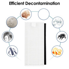 14PCS for M201 U180 M571 M200 M500 M501 M520 T700 T800 Robotic Vacuum Cleaner Parts HEPA Filters Side Brushes