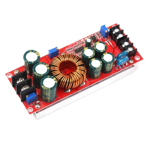1200W 20A High Power - Adjustable Boost Power Module Board Constant Voltage Current for Laptop Car Audio DIY