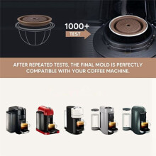 Reusable Coffee Capsules Stainless Steel Coffee Pod Espresso Refillable Coffee Pods for Vertuolline GCA1 ENV135