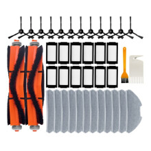 40PCS for  Mijia Robot Vacuum Mop Pro MJSTS1 / MJSTS 2 Pro Robot Vacuum Parts Main Side Brush Mop Cloth Filter