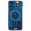 (Yellow, Multicolor) For iPhone 15 Battery Housing with Bracket + Camera Lens Cover Replacement Part - Blue 2