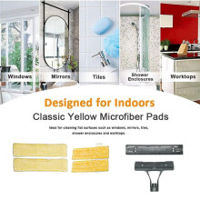 Window Cleaning Spray Bottle Nylon Sticker and Mop Pad Kit for WV1 WV2 WV5 WV7 Cleaning Machine Attachment 6PCS