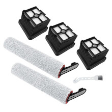 6pcs Roller Brush and HEPA Filter Set for MOVA Trouver 2.0/3.0 PRO Floor Scrubber Vacuum Cleaner Parts