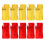 Auto Needle Threader for Hand Sewing,New Simple Needle Threader, Easy to Use Needle Threaders Tool,Red+Yellow 10pcs 1