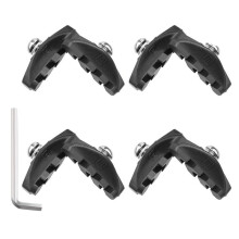 4 Pairs Road Brake Pads Rubber Brake Blocks Replacement Brake Cushion Bike Brake Cushion for Outdoor