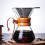 Pour over Coffee Maker Dripper Serving Set with Stainless Steel Filter Reusable Glass Sharing Pot Drip Filter Cup 6