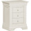 Seconique Bordeaux 3 Drawer Bedside - Ivory 8