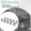 E27 to E14 Lamp Holder Converter Fireproof Socket Base Converters Light Bulb Adapter Conversion Lighting Accessories 5