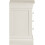 Seconique Bordeaux 3 Drawer Bedside - Ivory 10