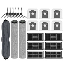 For MOVA S70 Roller / S70 Pro Roller / S70 Ultra Roller Vacuum Parts Main Side Brush Filter Mop Dust Bag(21pcs)