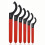 6x Coilover Spanner Wrench Set Adjustable C-Shape Shock Spanner Hook Wrench Tool 1