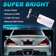 Car LED Rear License Plate Lights A2308200166 A2308200256 for - W203 R230 C209 R199