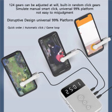 SmartPhone Screen Auto Clicker Continuous Automatic Click Device Physical Touch Screen for Live Streaming APP