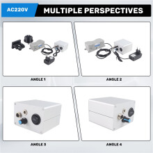 Electric Fishing Rod Repair Kits DIY Fishing Rod Modification Accessories with Pedal Rotating Gluing Machine EU Plug