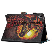 (Style Deer, Multicolor) Amorus For iPad (2025) 10.9 (2022) PU Leather Case Pattern Printed Card Slot Protective Tablet Cover