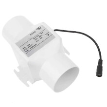 60mm Extractor Fan Low Noise Duct Hydroponic Air Blower Speed-Regulating Exhaust Fan for Home Bathroom Ventilation