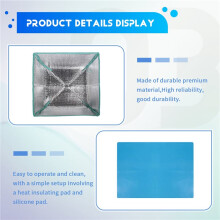 Resin Heating Mat, Resin Molds Heating Pad,Resin Curing Machine, Epoxy Resin Dryer with Adjustment Function US Plug
