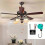 3-Speed Ceiling Fan Pull Chain Switch with 4-Wire Connection, CBB61 Capacitor 4.5uF + 6uF + 5uF for 5-Wire Fans 1