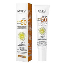 Travel Size Sunscreen SPF 50, Broad Spectrum Sunscreen Against UVA/UVB, Lightweight Non-Sticky Vitamin C Hydrating Sun screen for Face Body, Long Last