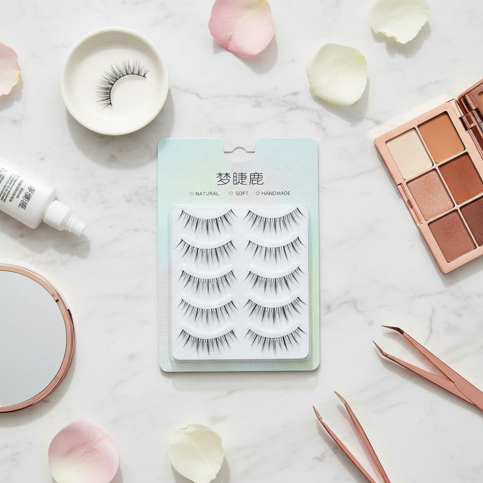 Phui-Pet-Supplies Lightweight Natural Invisible False Eyelashes