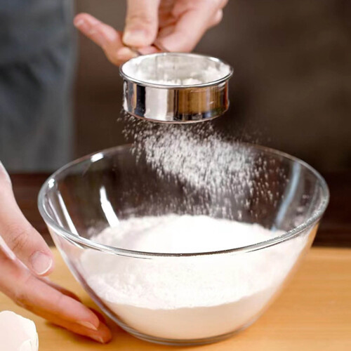 Stainless Steel Flour Sifter - Large Baking Sieve 1