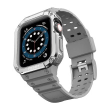 (Style L Apple Watch SE (2022), Silver grey) Watch Band Wrist Strap for Apple Watch Series 6/SE 44mm/SE (2022) 44mm/5/4 44mm/1/2/3 42mm/7 45mm