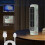 Portable air conditioner, 6x8x27cm, 3-speed USB powered 5