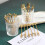 20Pcs Stainless Steel Flatware Fruit Fork Dinnerware Appetizer Snack Dessert Fork Kitchen Tableware Leaf Shape 5