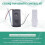 Universal Ceiling Fan Remote Control Replacement Kit with 6-Speed Settings & Timer Function, Fits Most DC Ceiling Fans and Lights up to 50W 2