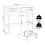 Seconique Tessa 2 Drawer Dressing Table Set Natural Oak 9