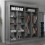 MN Furniture (203cm, Grey ) Eclipse Double Mirror Sliding Door Wardrobe 3