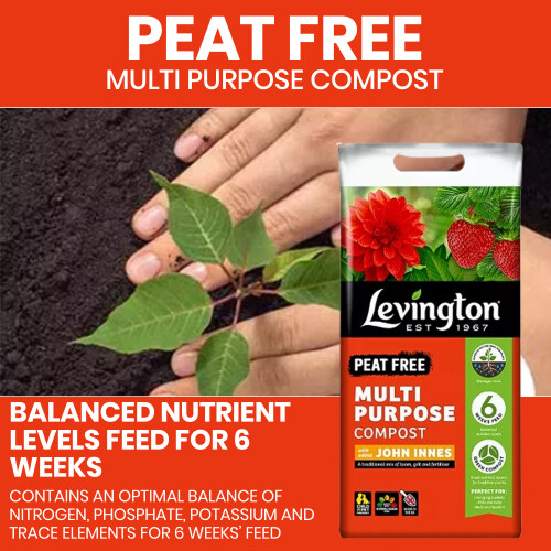 Levington Levington Peat Free Multi Purpose Compost John Innes 10L 2