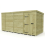 13 x 7 Pent Shed Tanalised (Single Door, No Windows) 2