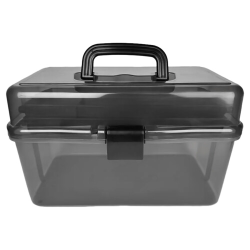 (L) 3-Layer Fishing Tackle Box - Storage Organizer