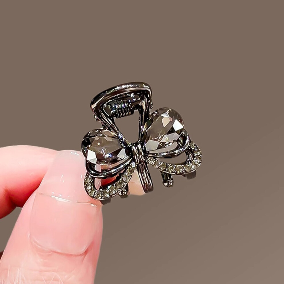 Roc-Electron Crystal Hair Clip For Women, Elegant Bangs Accessory