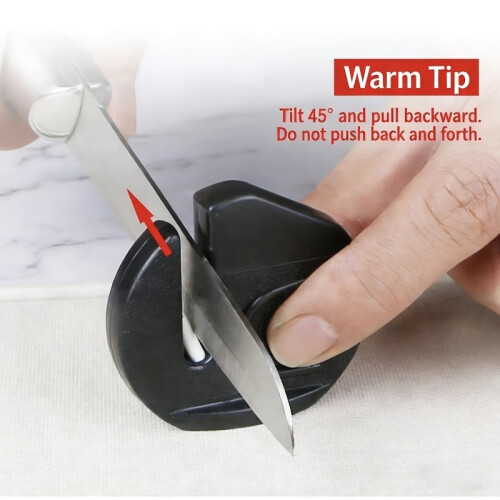 3pc Mini Portable Knife Sharpener, a Kitchen Tool Sharpening Essential. Lightweight and Compact, Ideal for Outdoor