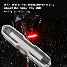 4X Bike Tail Light Ultra Bright Bike Light USB Rechargeable LED Bicycle Rear Light 5 Light Mode Headlights