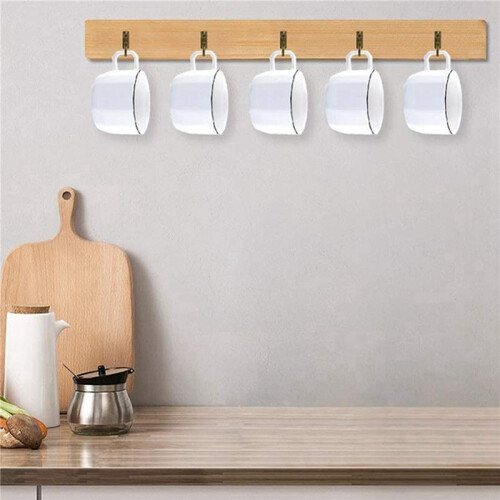 116 Pieces Wall Mounted Hook, Small Coat Hooks, Single Hanger for Hanging Coffee Cups, Kitchen Towel Bronze 2