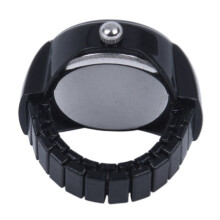 2X Arabische Zahl-Quarz-Mann-Taschen-Finger-Ring-Uhr 0,87 Zoll HEISS