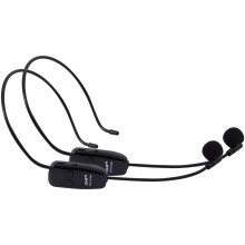 2X U12F Uhf One for Two Wireless Headset Microphone Amplifier Mixer Suitable for Teaching Guides Meeting Lectures
