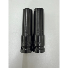 Juego de vasos de impacto con impulsión de 1/2", kit de vasos, Cr-V para reparación de automóviles