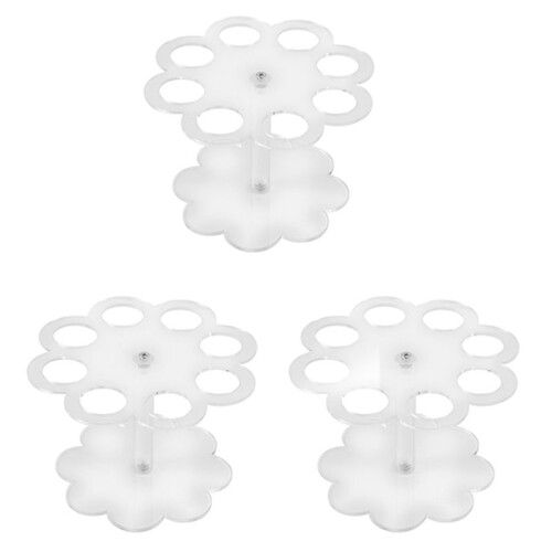 3X Detachable 8 Löcher Acryl EistüTe Halter Stehen