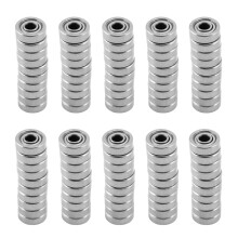 100 StÜCke Miniatur Versiegelt Metall Geschirmt Metrische Radial Kugel Lager Modell: 604 ZZ 4X12X4mm