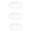 3X Transparent 3mm Thick Mirror Acrylic Round Disc Diameter:100mm 1