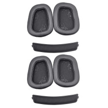6X Ohr Polster + Stirnband für  G633 G933 Kopfhörer Ersatz Schaum Ohren Schützer Ohr Polster Zubehör